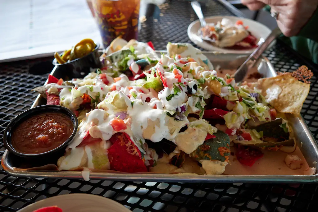 Our favorite nachos from The Score
